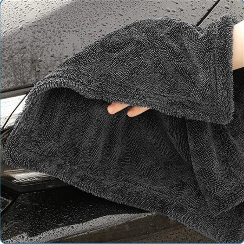 【プロ仕様】愛車を優しく守る プレミアムマイクロファイバー・ドライングタオル (40x60cm)